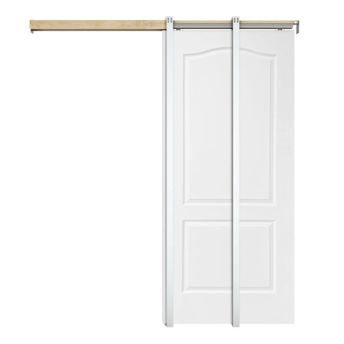Calhome 80'' Hollow Paneled Sliding Closet Doors Wayfair